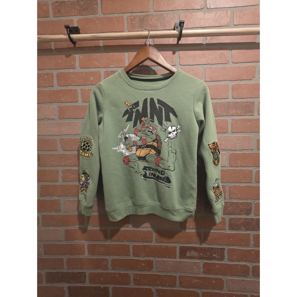 Nickelodeon Teenage Mutant Ninja Turtles Boys'‎ Large  Pullover Sweatshirt Sku17